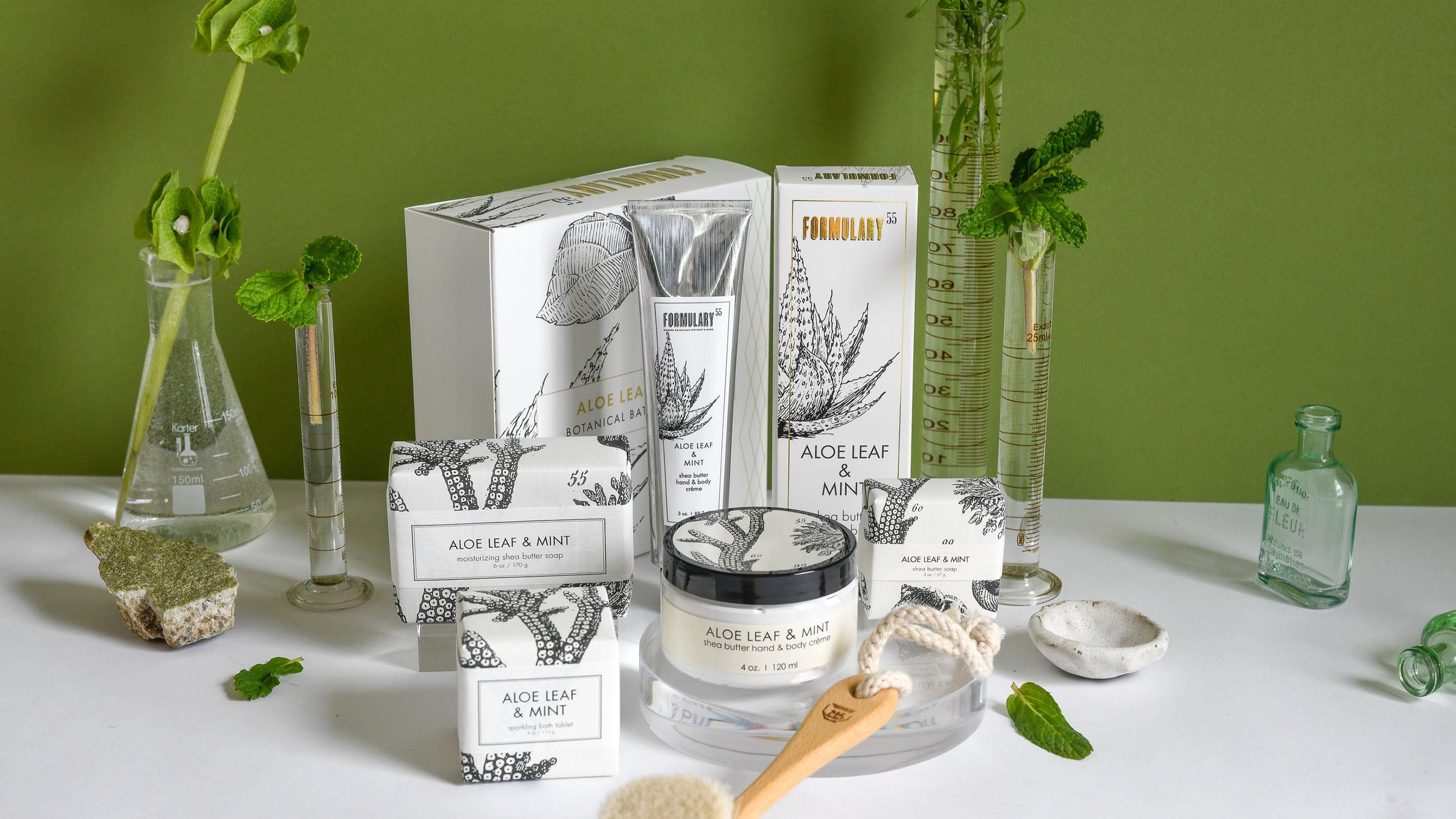 Aloe Leaf & Mint