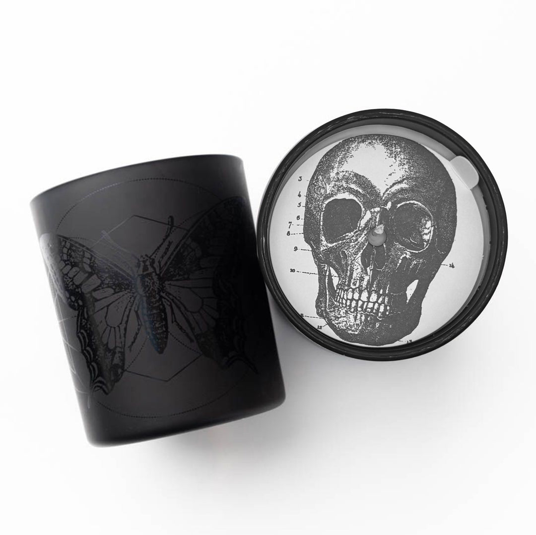 La Nuit – Schwarze Kerze im Glas, 325 ml