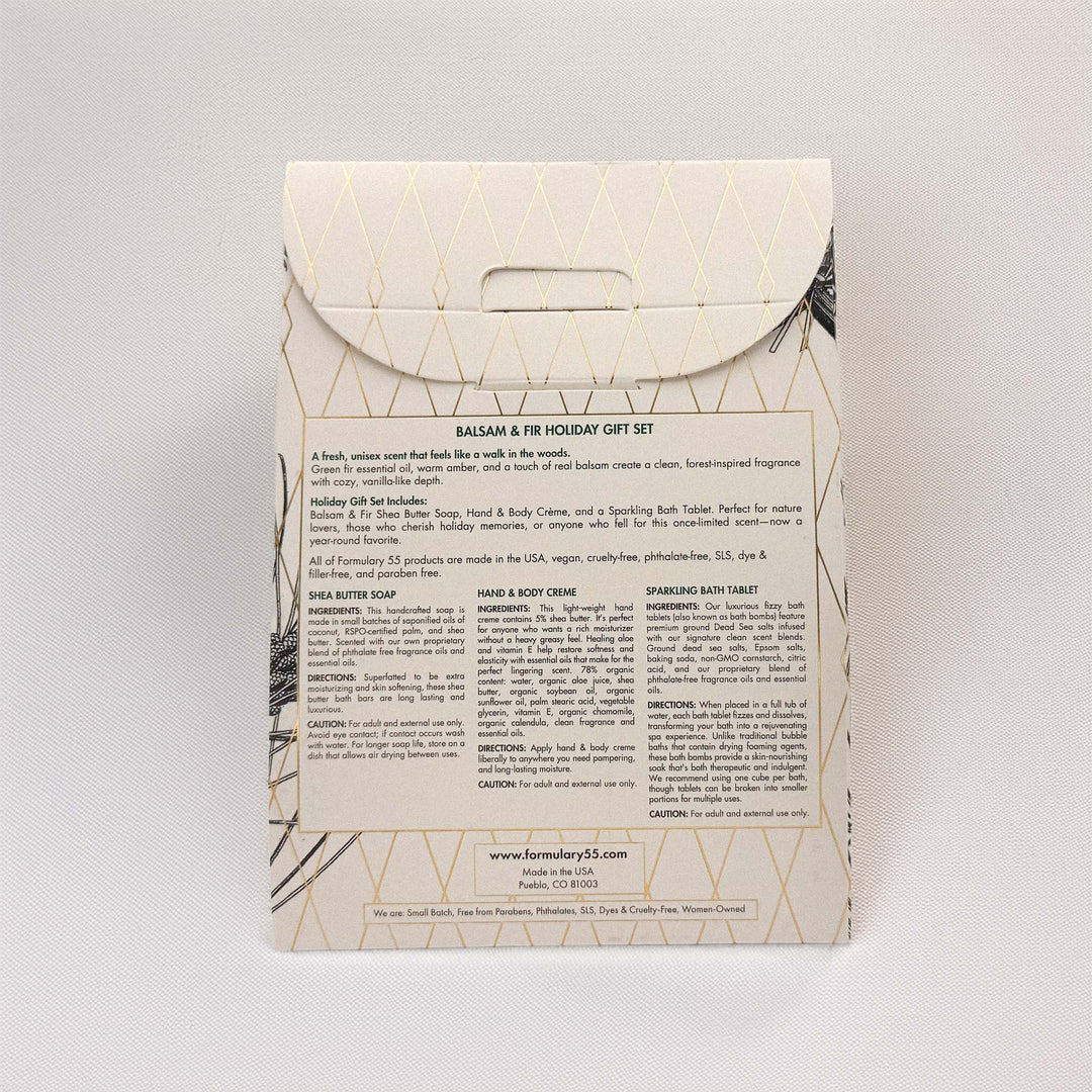 Balsam & Fir Gold Gift Set