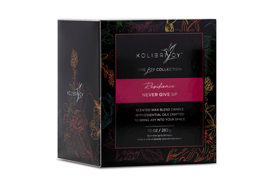 KolibriJoy Resilience Candle - NEVER GIVE UP