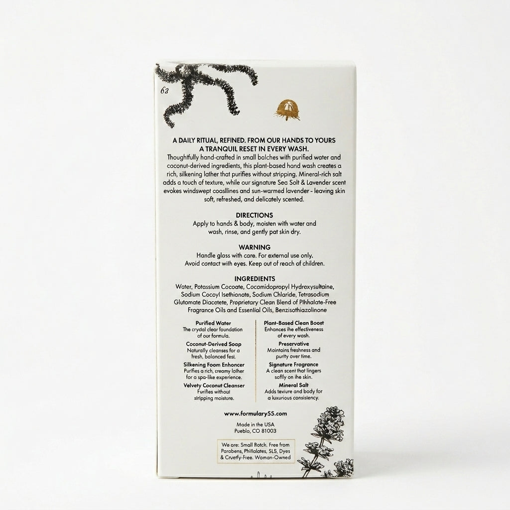 Sea Salt & Lavender - Liquid Hand Wash